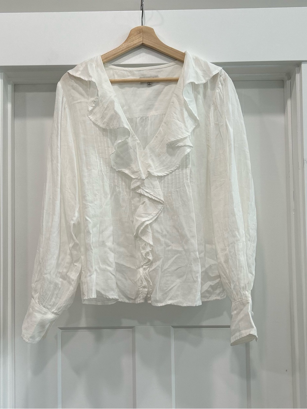 Madewell Ruffled V-Neck Women’s Blouse